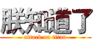 朕知道了 (attack on titan)