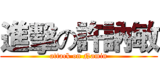 進擊の許訥敏 (attack on Namin)