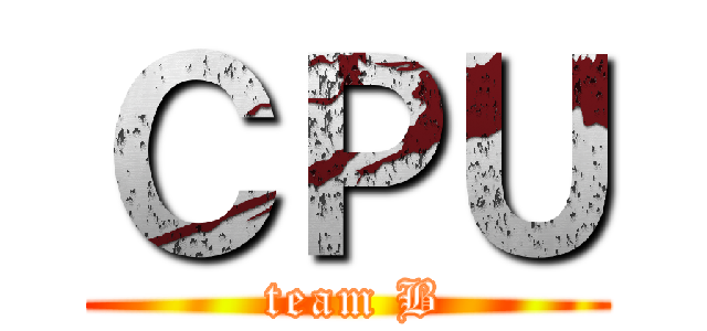 ＣＰＵ ( team B)