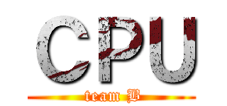 ＣＰＵ ( team B)