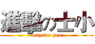 進擊の士小 (only for you)