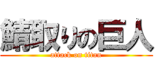 鯖取りの巨人 (attack on titan)
