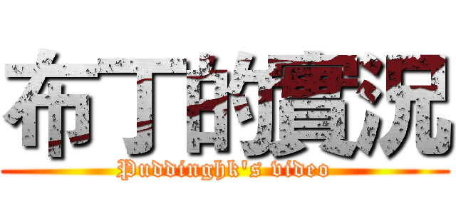 布丁的實況 (Puddinghk's video)