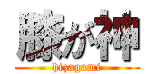 膝が神 (hizagami)