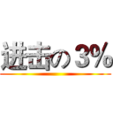 进击の３％ ()