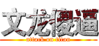 文龙傻逼 (attack on titan)