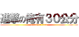 進撃の俺有３０公分 (attack on titan)