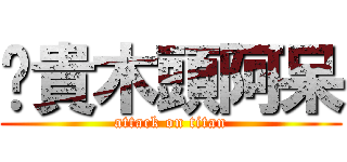 挖貴木頭阿呆 (attack on titan)