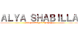 ＡＬＹＡ ＳＨＡＢＩＬＬＡ (SHINGEKI NO KYOJIN)