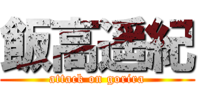 飯高遥紀 (attack on gorira)