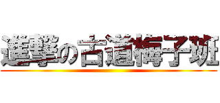 進撃の古道梅子班 ()