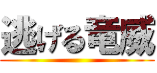 逃げる竜威 ()
