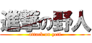 進撃の野人 (attack on yeti)