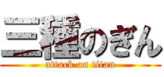 三種のぎん (attack on titan)