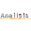 Ａｎａｌｉｓｉｓ  (leo rey)