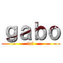 ｇａｂｏ (lol)