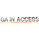 ＧＡＩＮ ＡＣＣＥＳＳ (attack on titan on titan on titan)