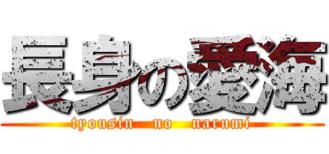 長身の愛海 (tyousin   no   narumi)