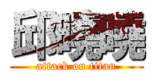 邱曉曉 (attack on titan)