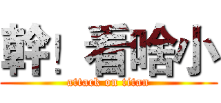 幹！看啥小 (attack on titan)