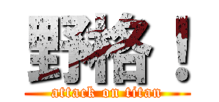 野格！ (attack on titan)