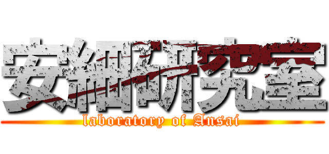 安細研究室 (laboratory of Ansai)