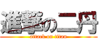 進撃の二丹 (attack on titan)