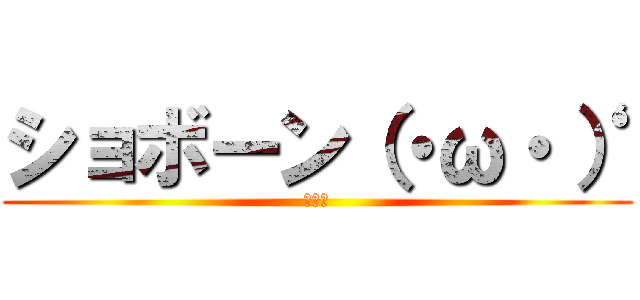 ショボーン（・ω・‘） (悲しい)