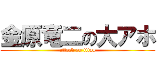 金原竜二の大アホ (attack on titan)