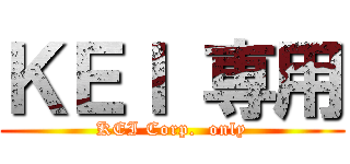 ＫＥＩ 専用 (KEI Corp.  only)