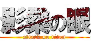 影桑の眼 (attack on titan)