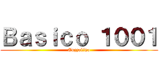 Ｂａｓｉｃｏ １００１ (Cozzolino)