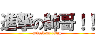 進撃の帥哥！！ (attack on titan)