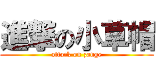 進撃の小草帽 (attack on zange)