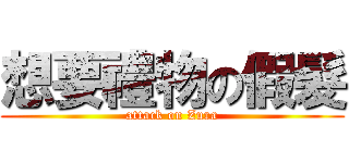 想要禮物の假髮 (attack on Zura)