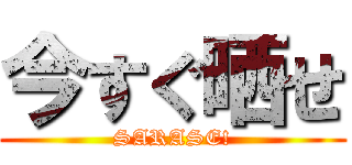 今すぐ晒せ (SARASE!)