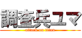 調查兵ユマ (attack on titan)