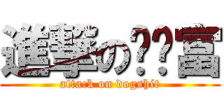 進撃の罗帅富 (attack on dogshit)