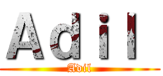 Ａｄｉｌ  (Adil)