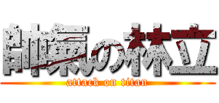 帥氣の林立 (attack on titan)