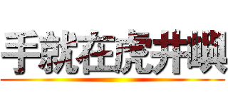 手就在虎井嶼 ()