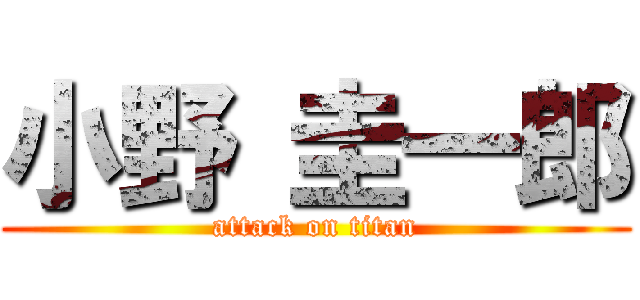 小野 圭一郎 (attack on titan)