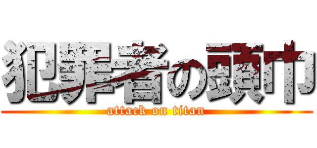 犯罪者の頭巾 (attack on titan)