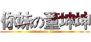 你妹の董坤坤 (attack on titan)