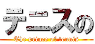 テニスの (The prince of tennis)