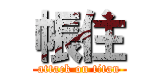 帳住 (attack on titan)