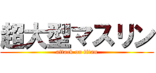 超大型マスリン (attack on titan)