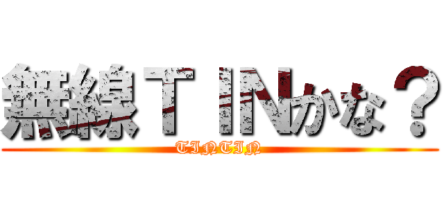 無線ＴＩＮかな？ (TINTIN)