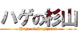 ハゲの杉山 (Hage of Sugiyama)