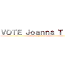 ＶＯＴＥ Ｊｏａｎｎａ Ｔｒａｎ (for Stuco President)